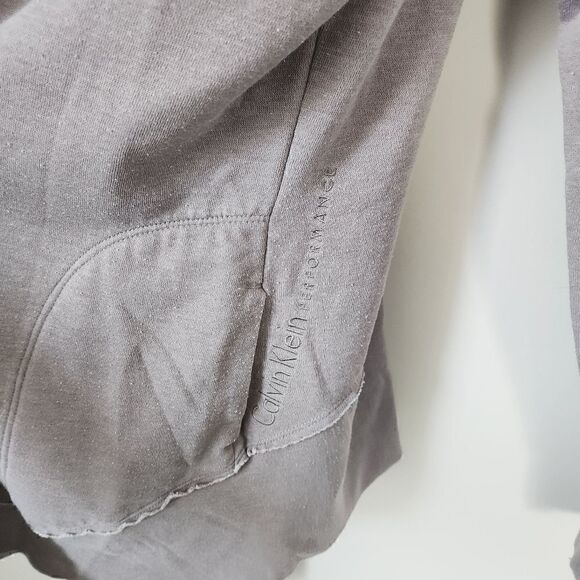 Calvin Klein Grey Wrap Sweatshirt - Picture 6 of 7